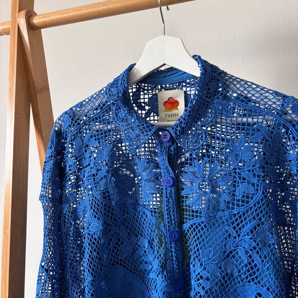 Farm Rio Lattice Blouse Set - Picture 2 of 10